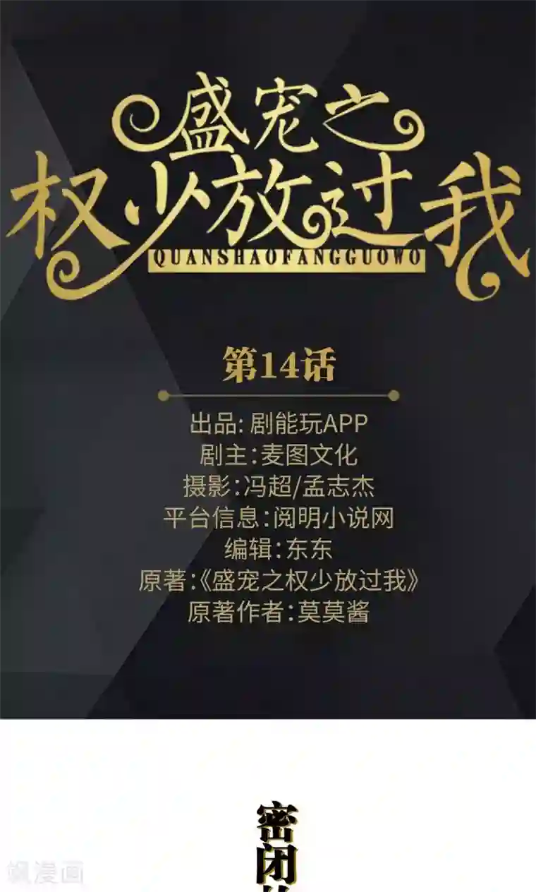 盛宠之权少放过我第14话
