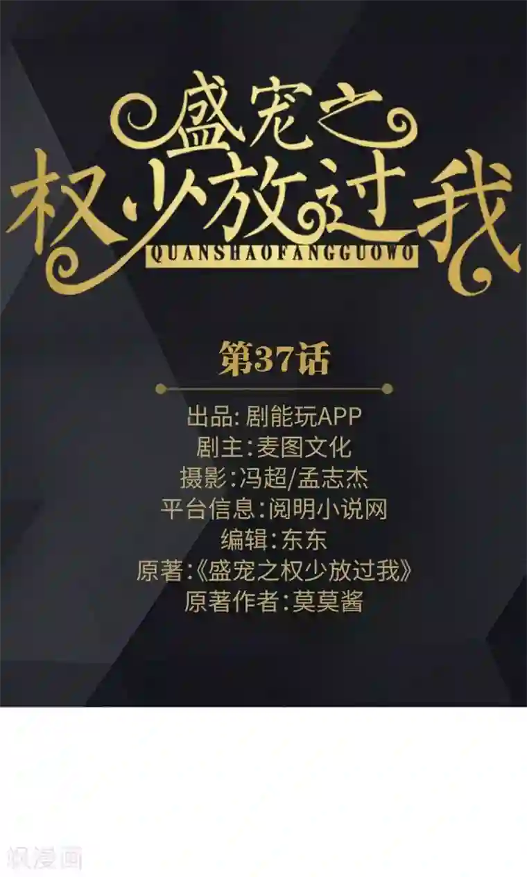 盛宠之权少放过我第37话