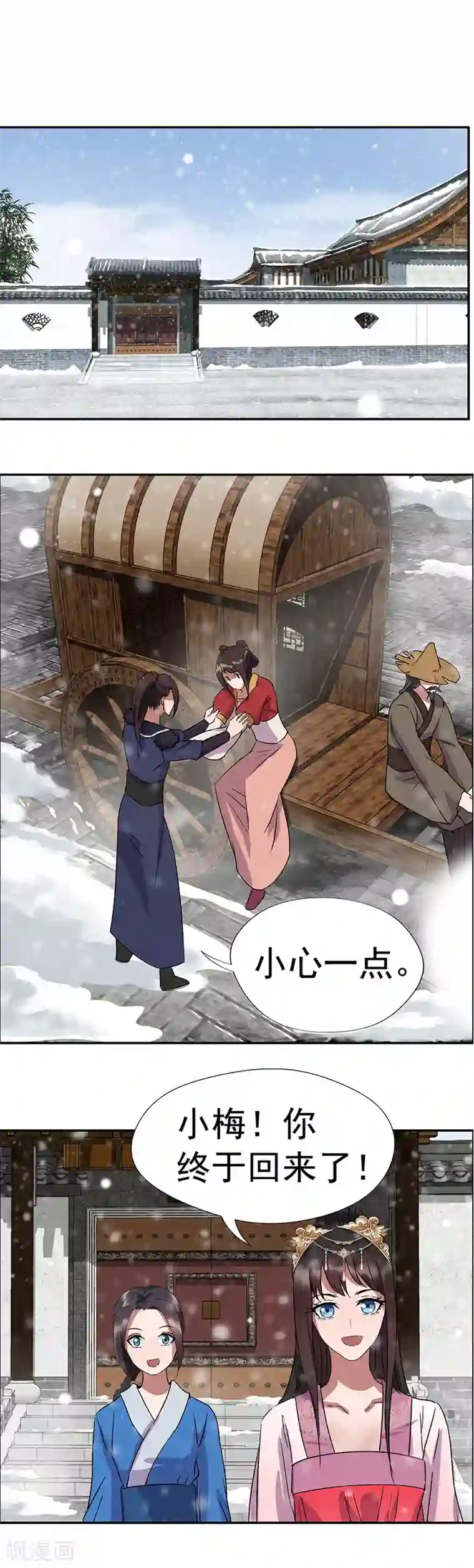 狂女重生：纨绔七皇妃第55话 小梅回府