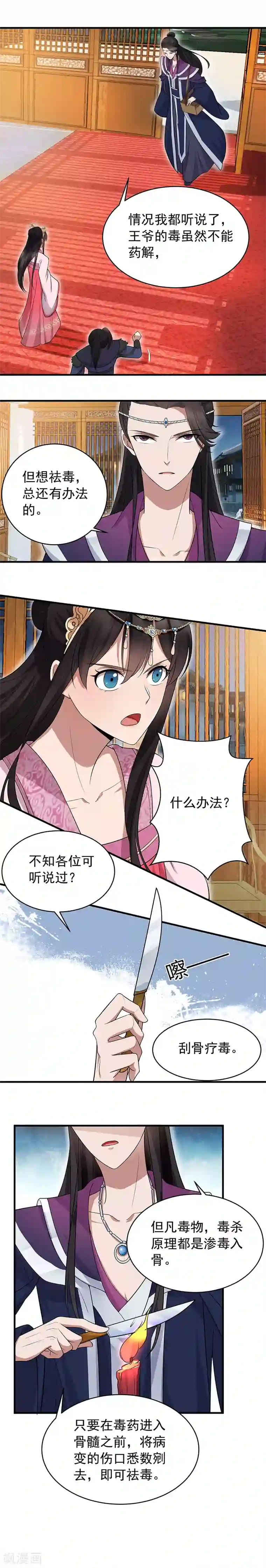 狂女重生：纨绔七皇妃第125话 刮骨疗毒