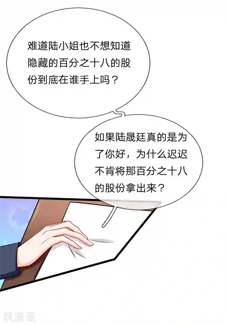 陆少的甜心公主第85话 孤男寡女共处一室