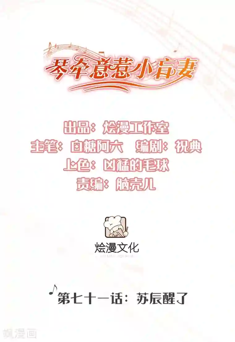 琴牵意惹小盲妻第71话 苏辰醒了