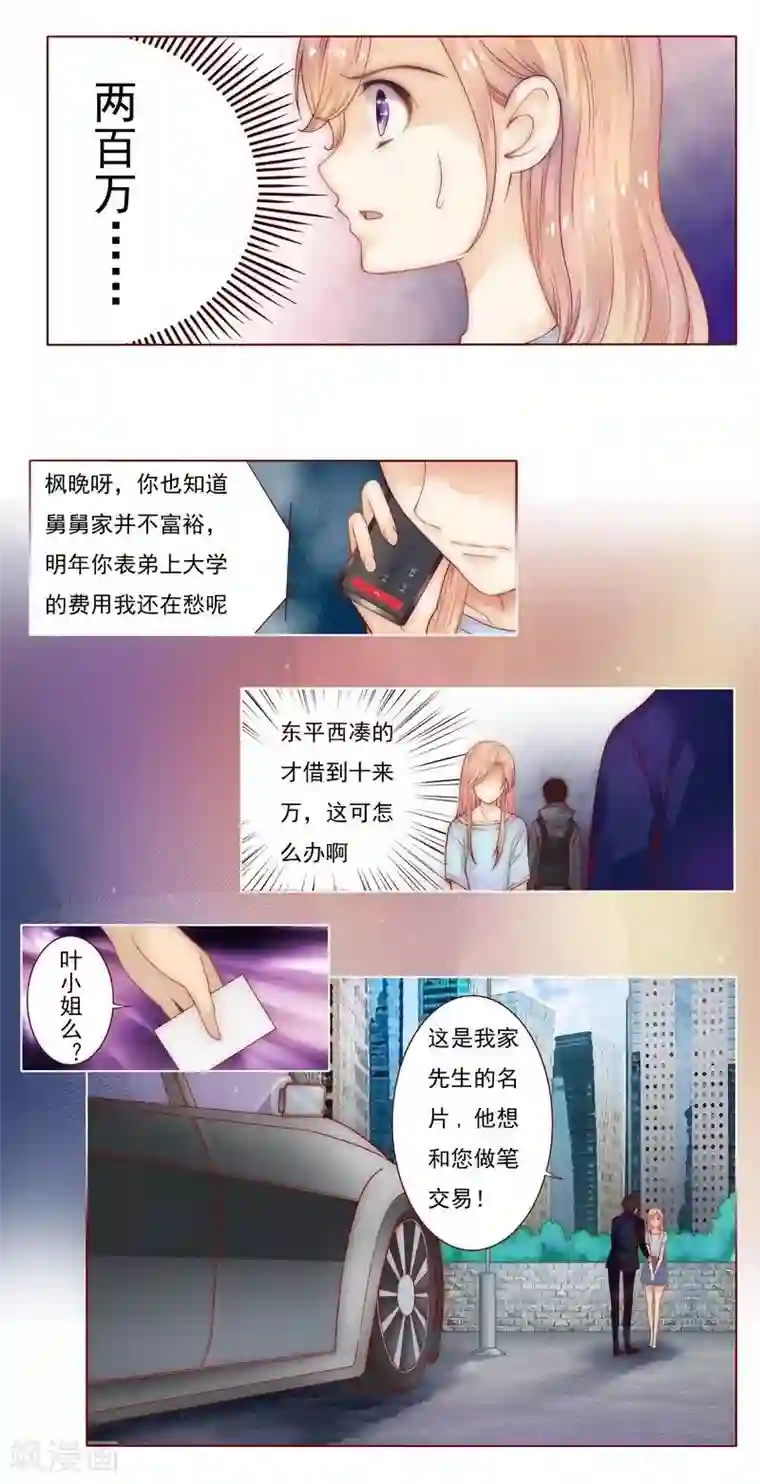 霸道总裁爱上我第1话 天价交易