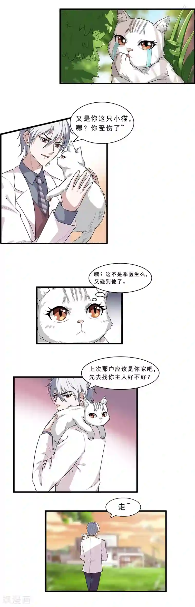 她是猫第23话 要去宠物医院