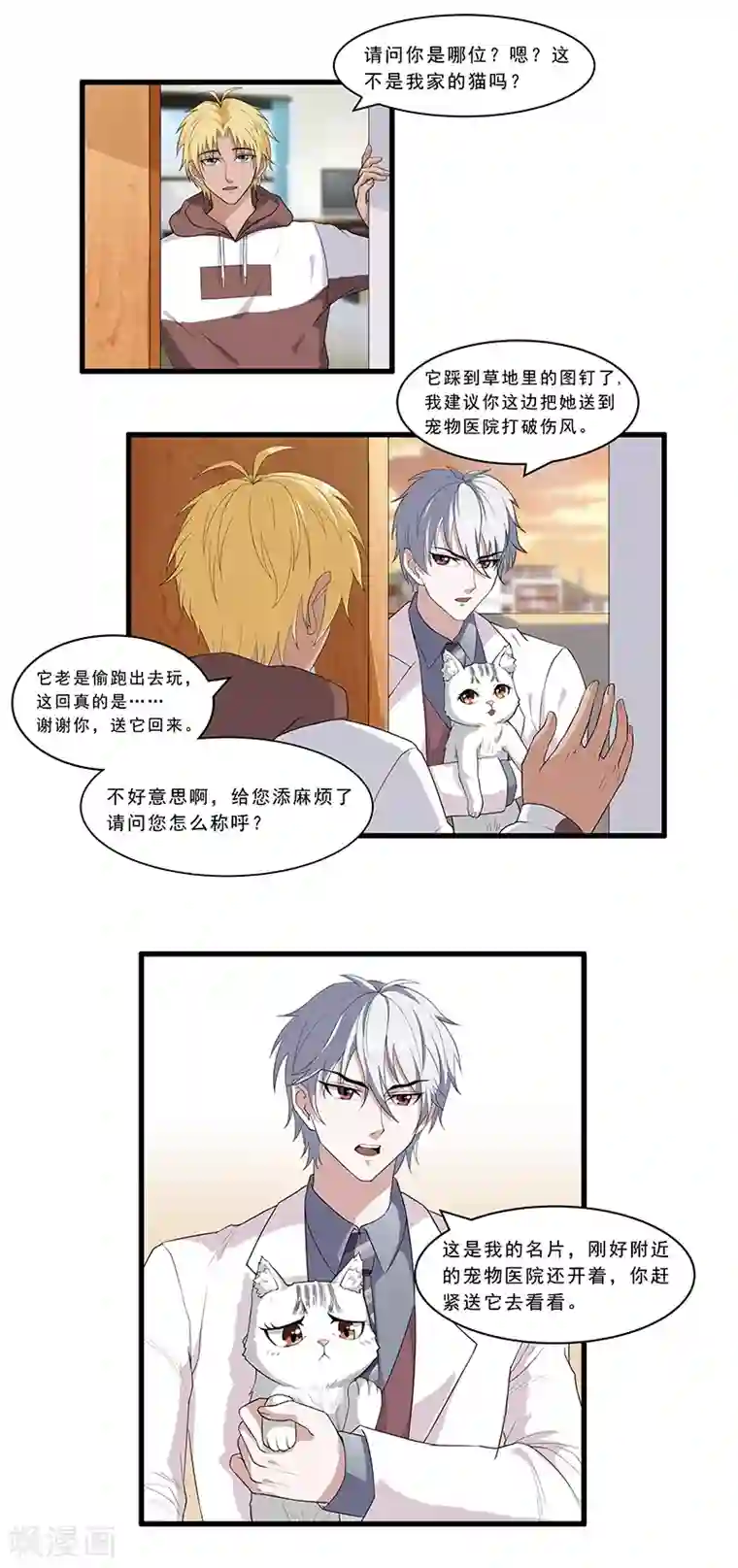 她是猫第23话 要去宠物医院