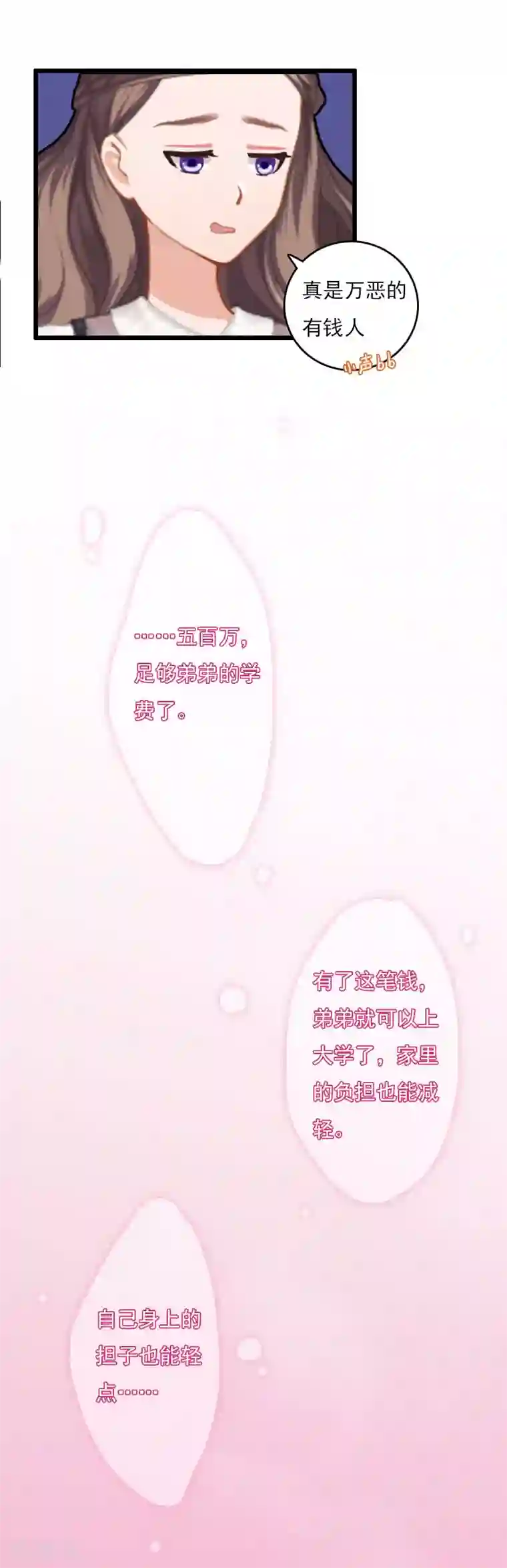 霸宠甜妻：高冷男神吃不够（漫画版）第8话 500万？