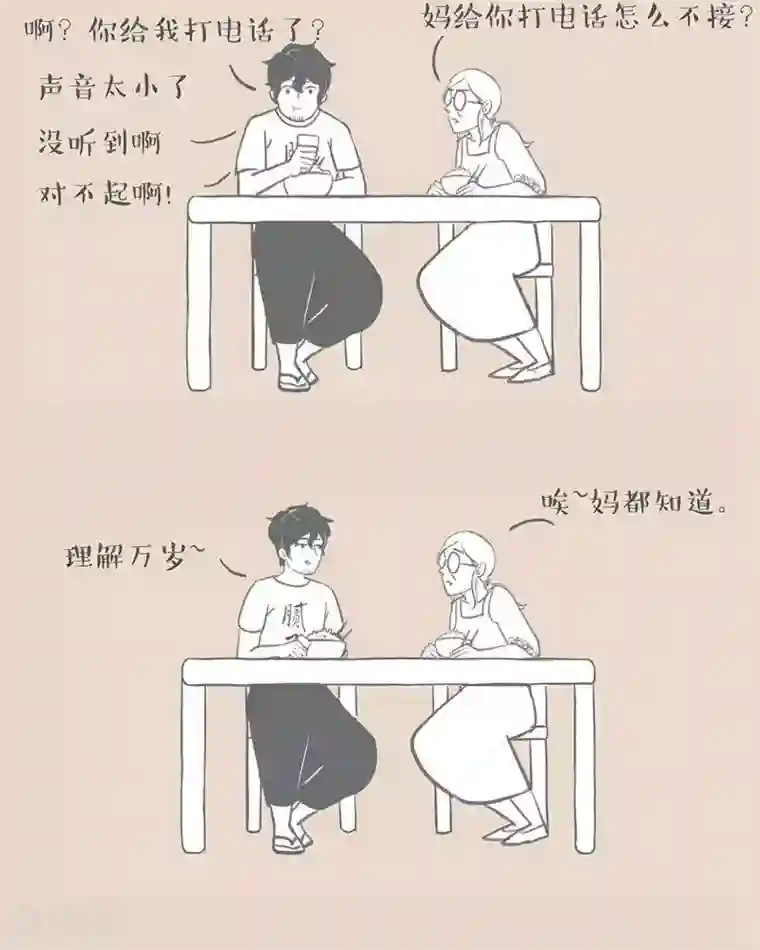 和老妈的日常第8话 不接老妈电话.. 后果很严重