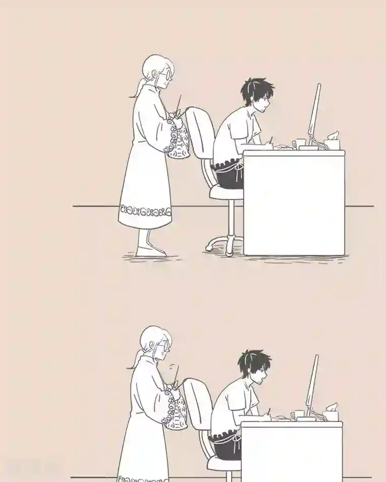 和老妈的日常第38话 老妈真是个。。。 温暖的人呢