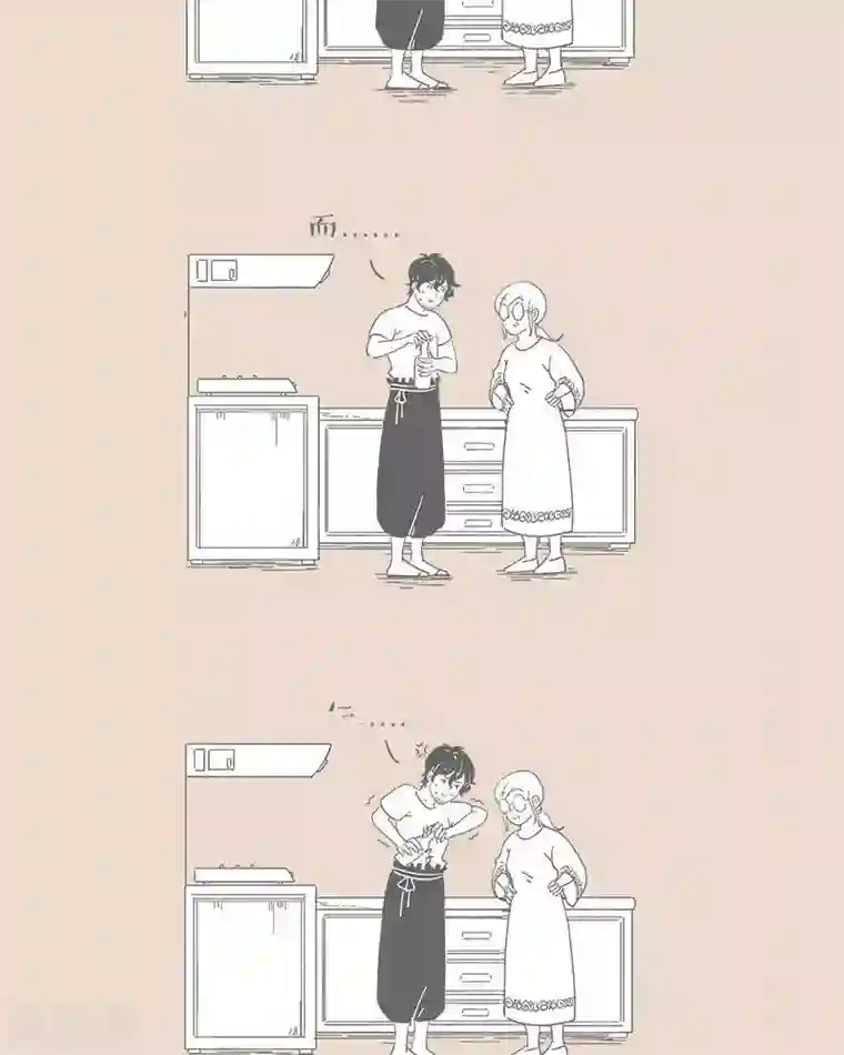 和老妈的日常第50话 被瓶盖针对了