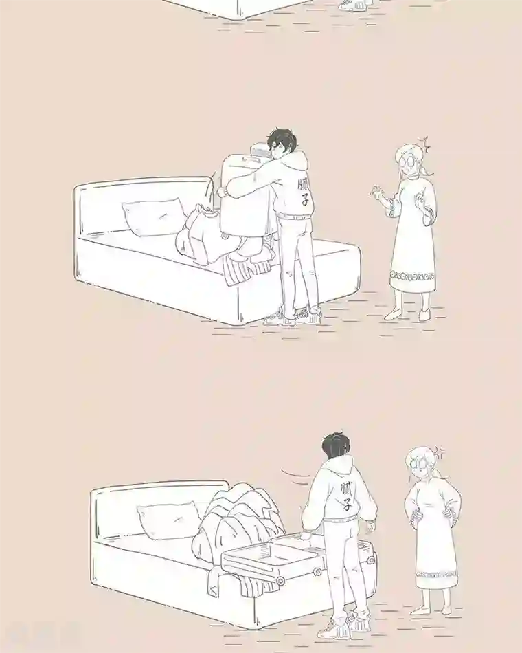 和老妈的日常第65话 出远门最想带走的