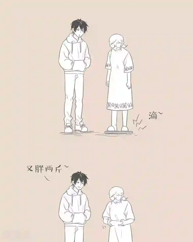 和老妈的日常第67话 当老妈胖了。。