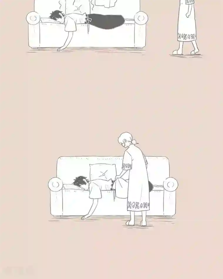 和老妈的日常第75话 妈，我觉得你冷