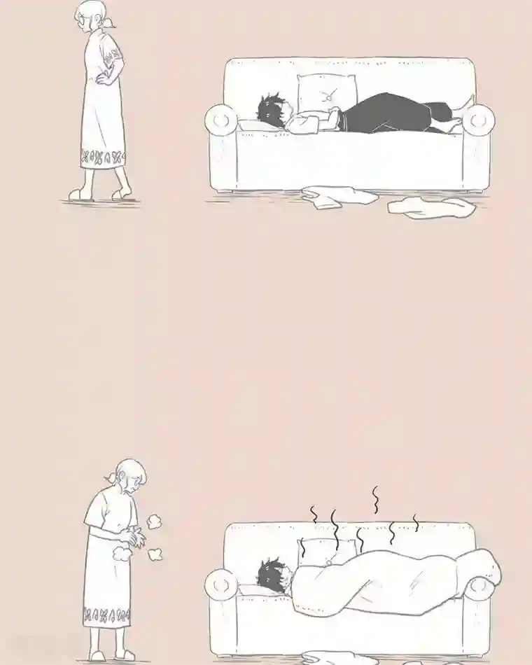 和老妈的日常第75话 妈，我觉得你冷