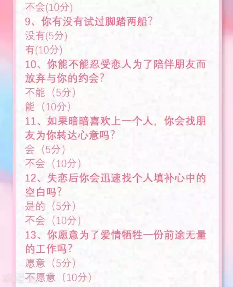 恋爱占卜师第8话 爱情在你的生活中能占百分之几？