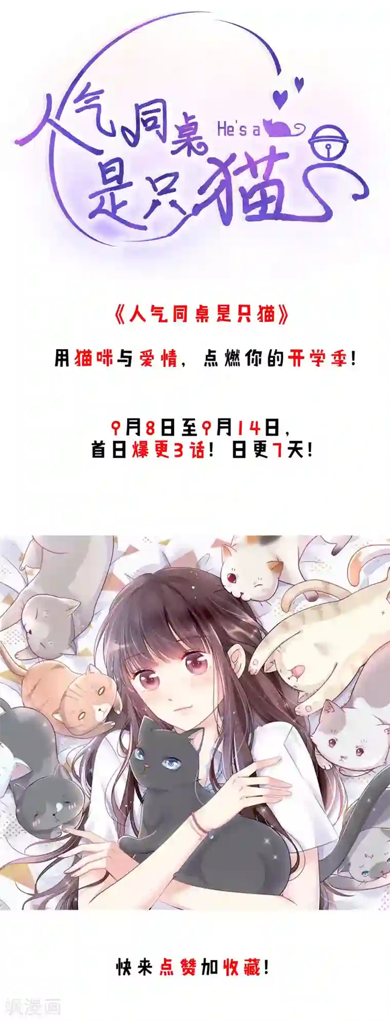 人气同桌是只猫预告