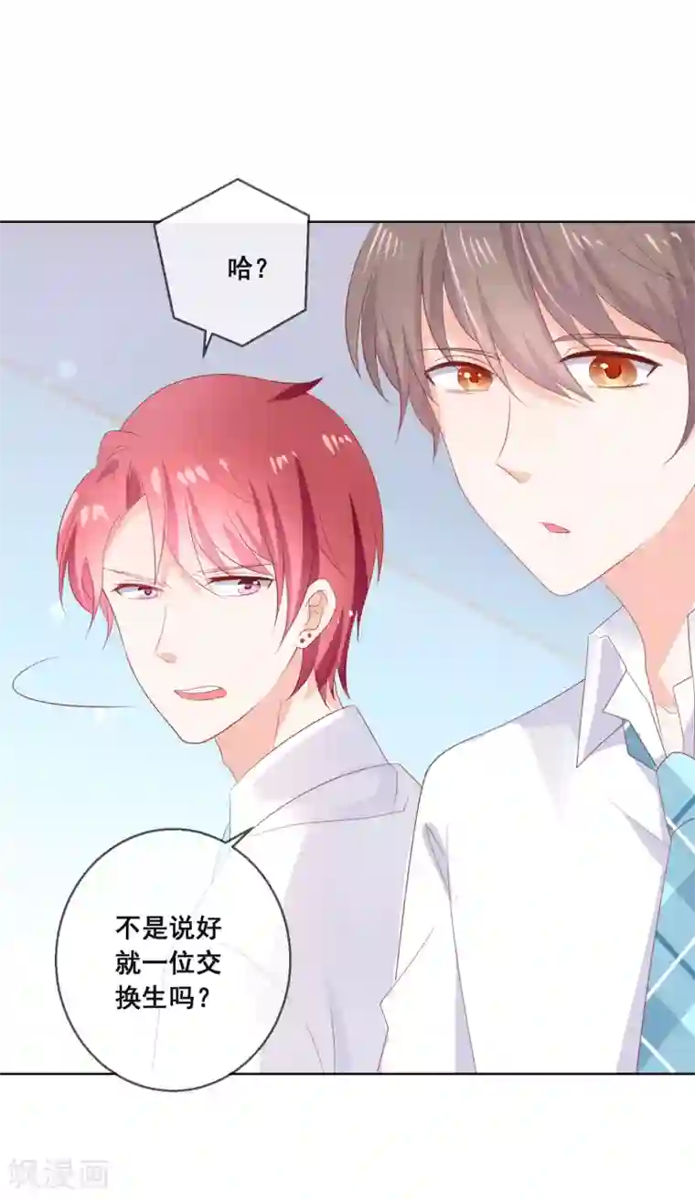 人气同桌是只猫第123话 转学生是个大帅哥！