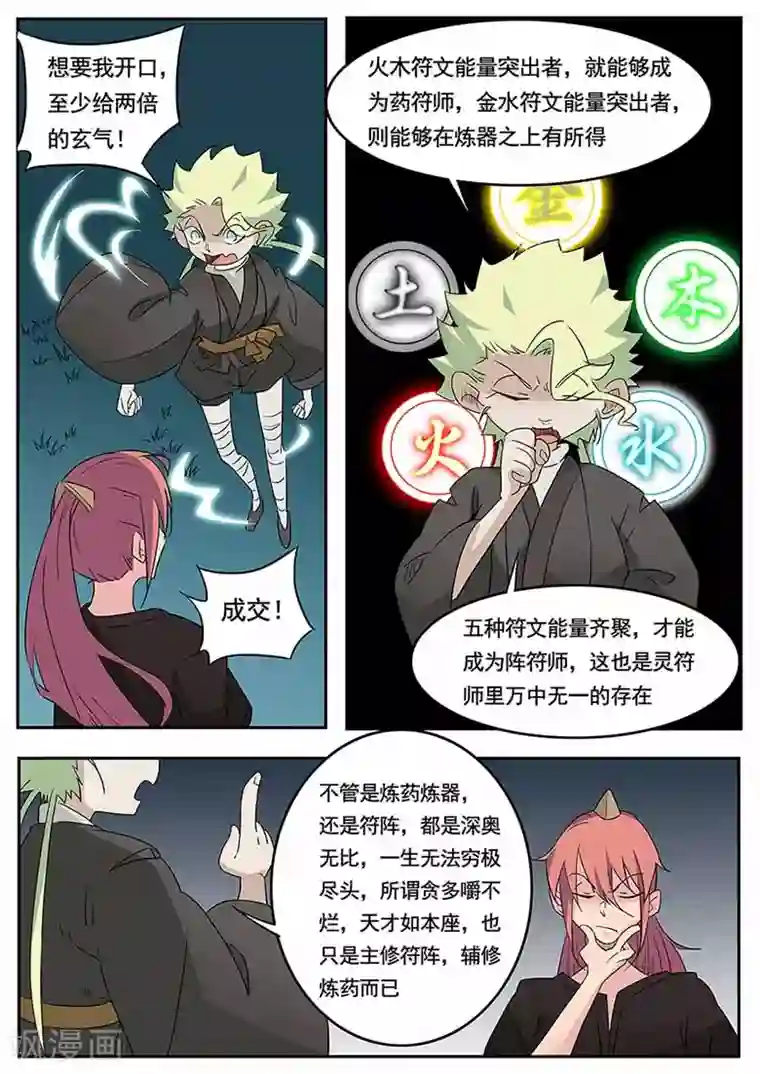 武神天下第48话 五行符文