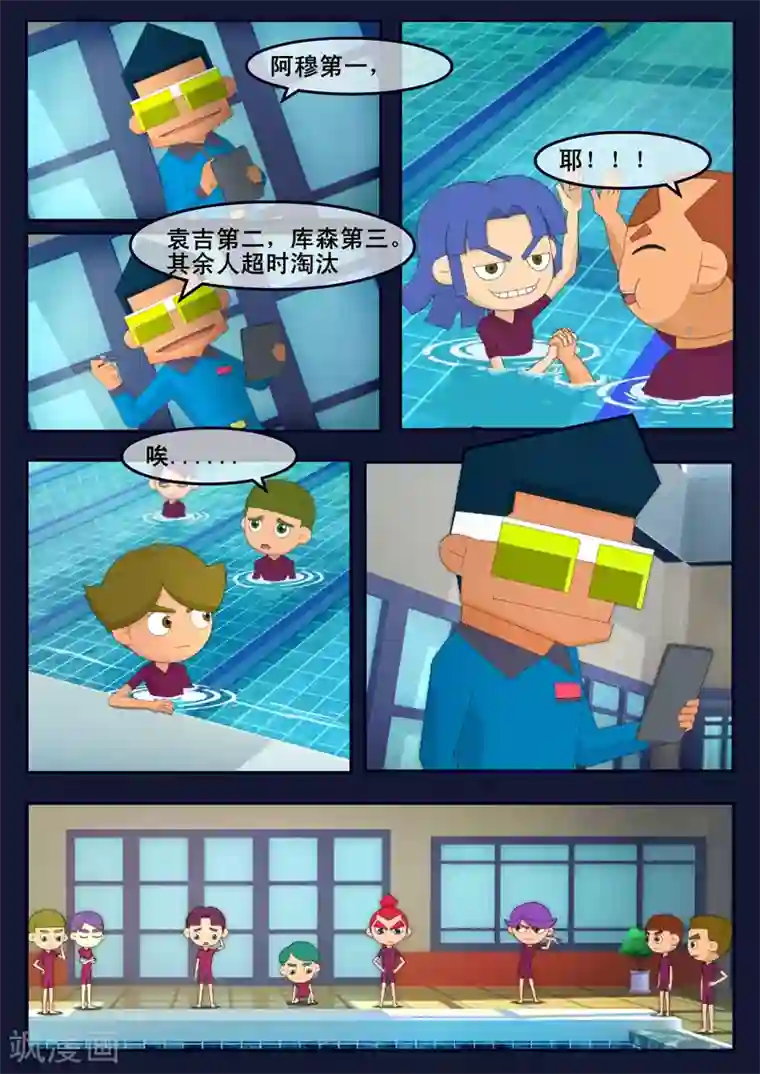 飞天少年第3话 游泳考核