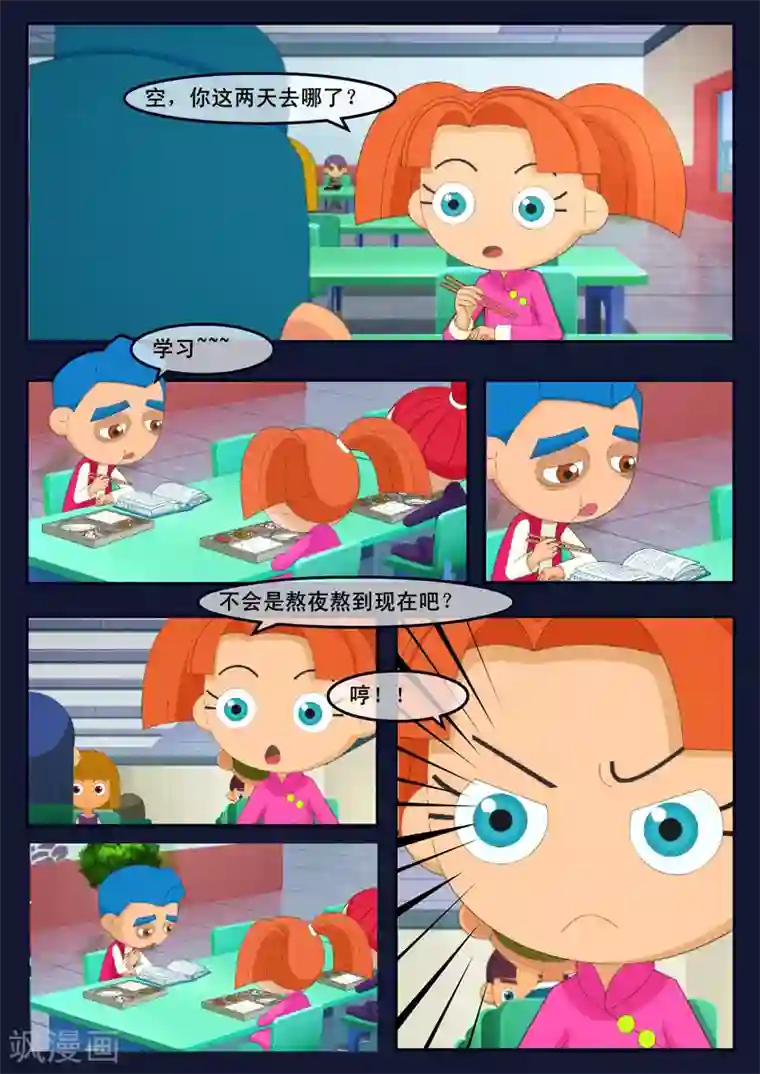 飞天少年第8话 努力准备考试