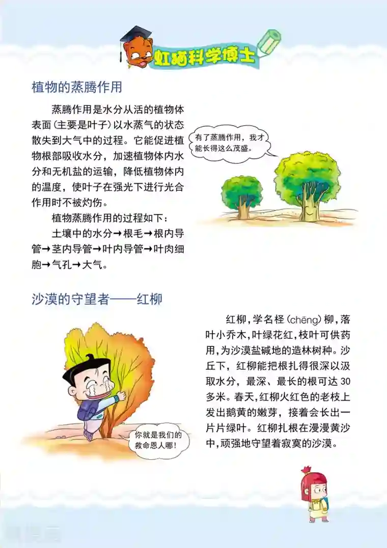 虹猫蓝兔漫画科学探险之罗布泊历险记第6话 水！水！水！