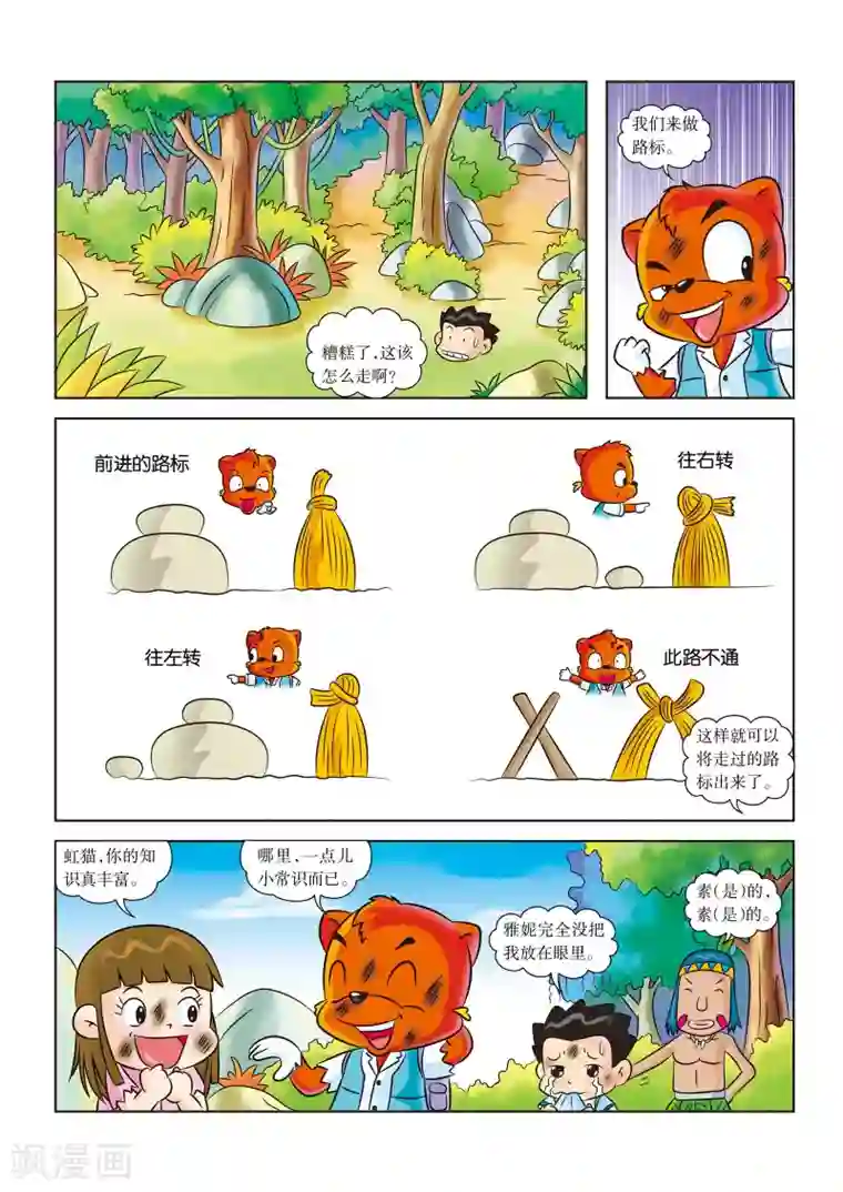 虹猫蓝兔漫画科学探险之寻找黄金城历险记第14话 黄金城，你在哪里