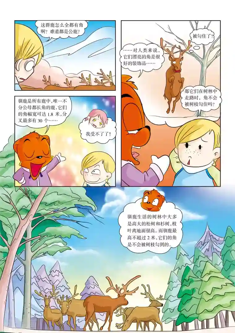 虹猫蓝兔漫画科学探险之阿拉斯加历险记第6话 捕捉驯鹿