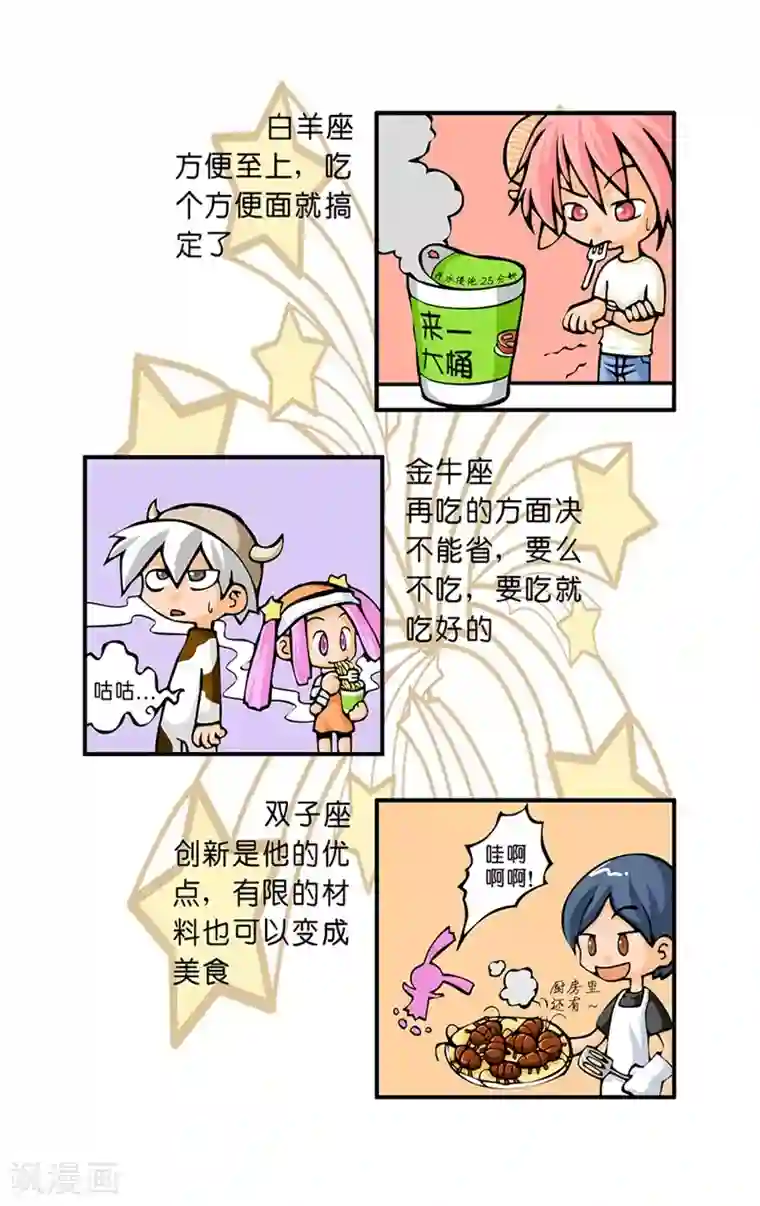 十二星座对对碰第24话 肚子饿的时候