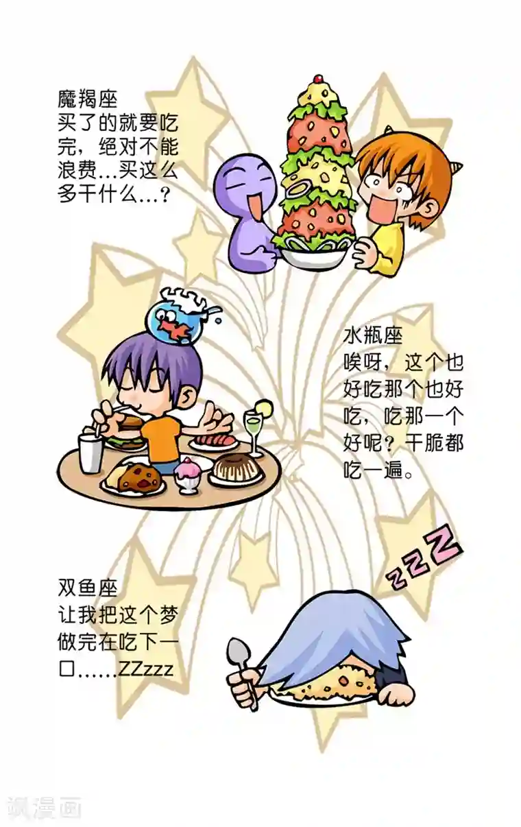 十二星座对对碰第27话 十二星座之吃相大比拼