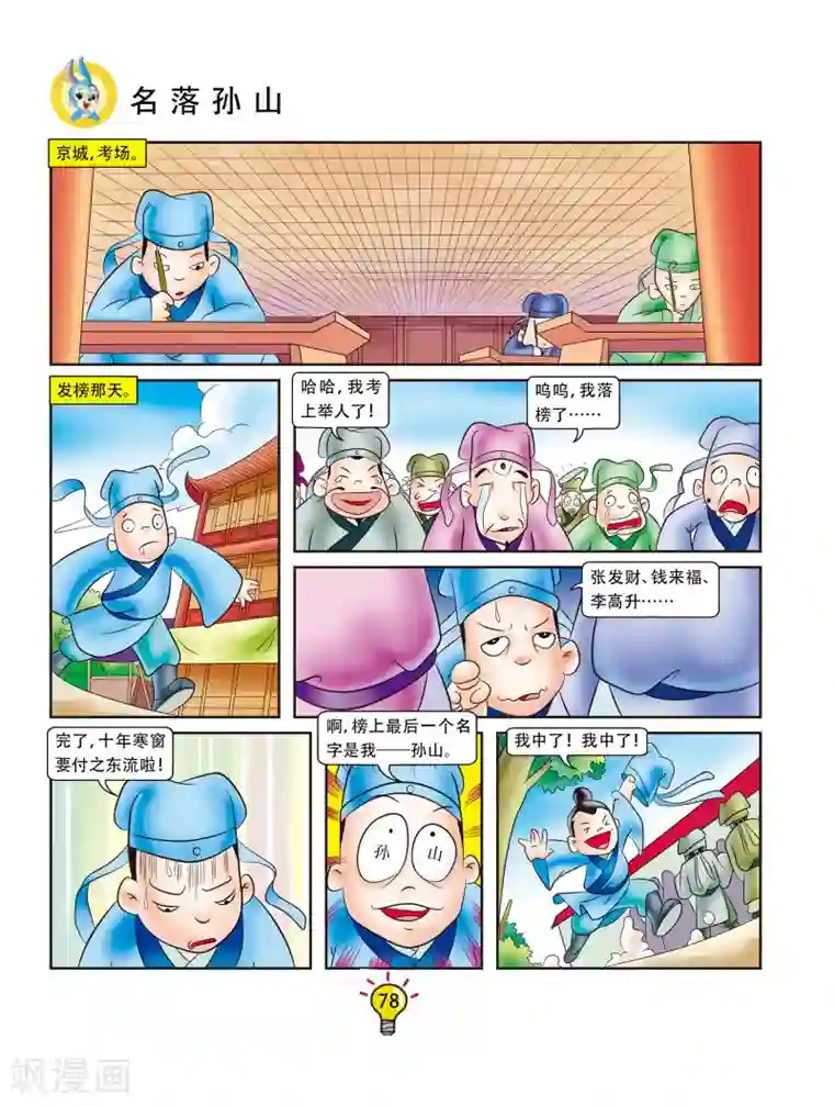 虹猫蓝兔大话成语第52话 名落孙山