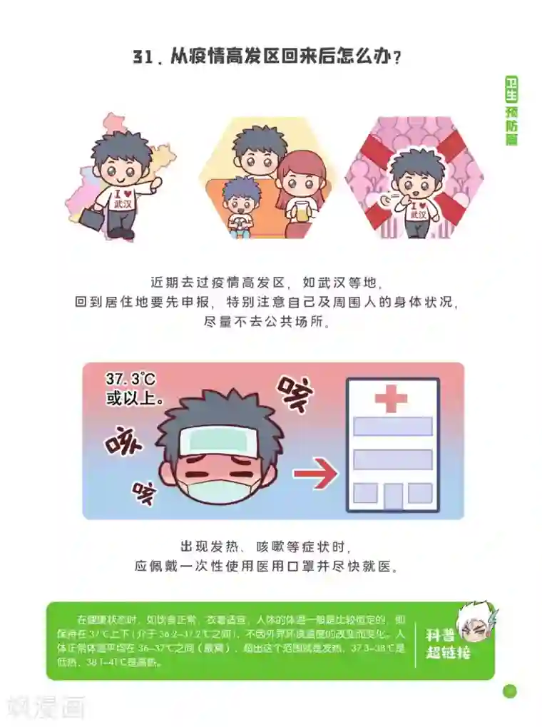 预防新型冠状病毒:有趣有用的健康科普知识卫生预防篇