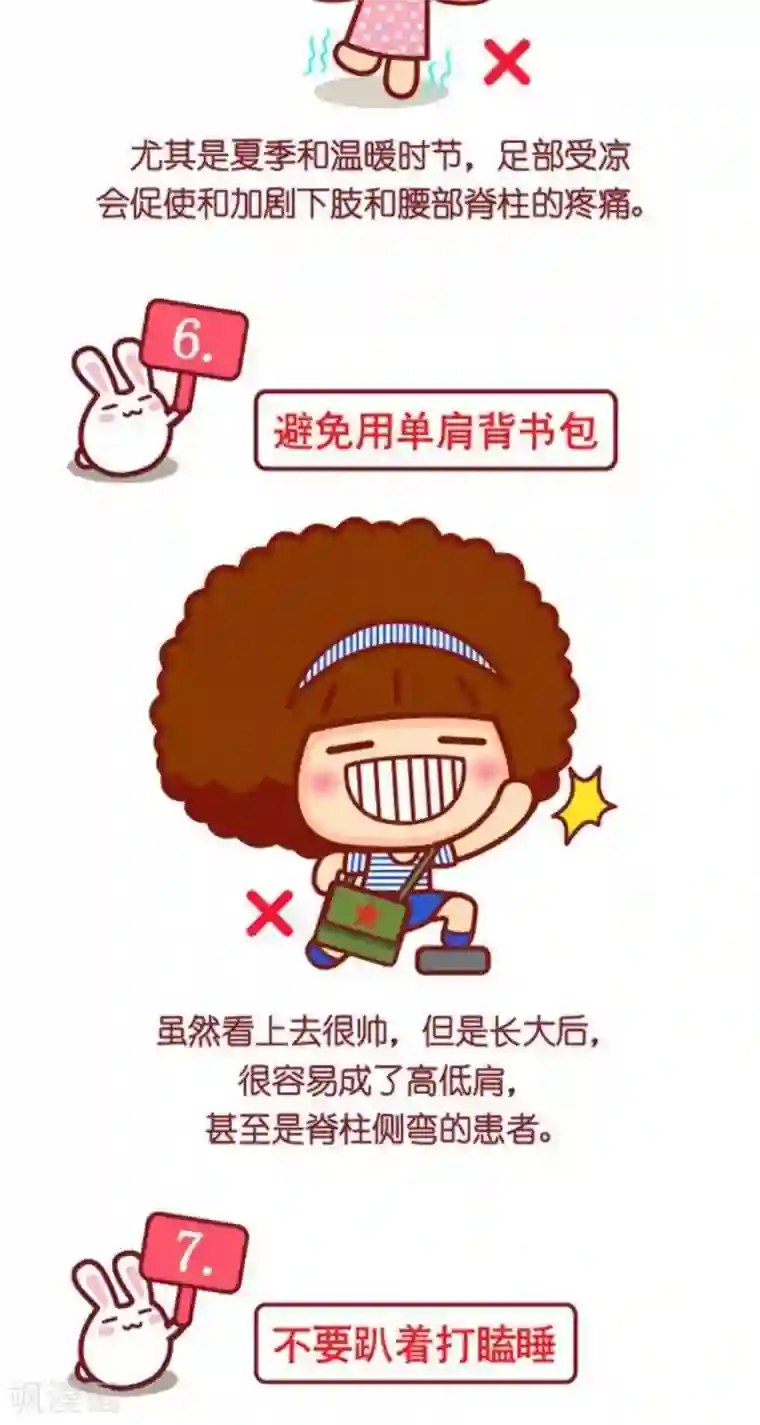 摩丝摩丝第122话 脊柱侧弯的治疗与预防