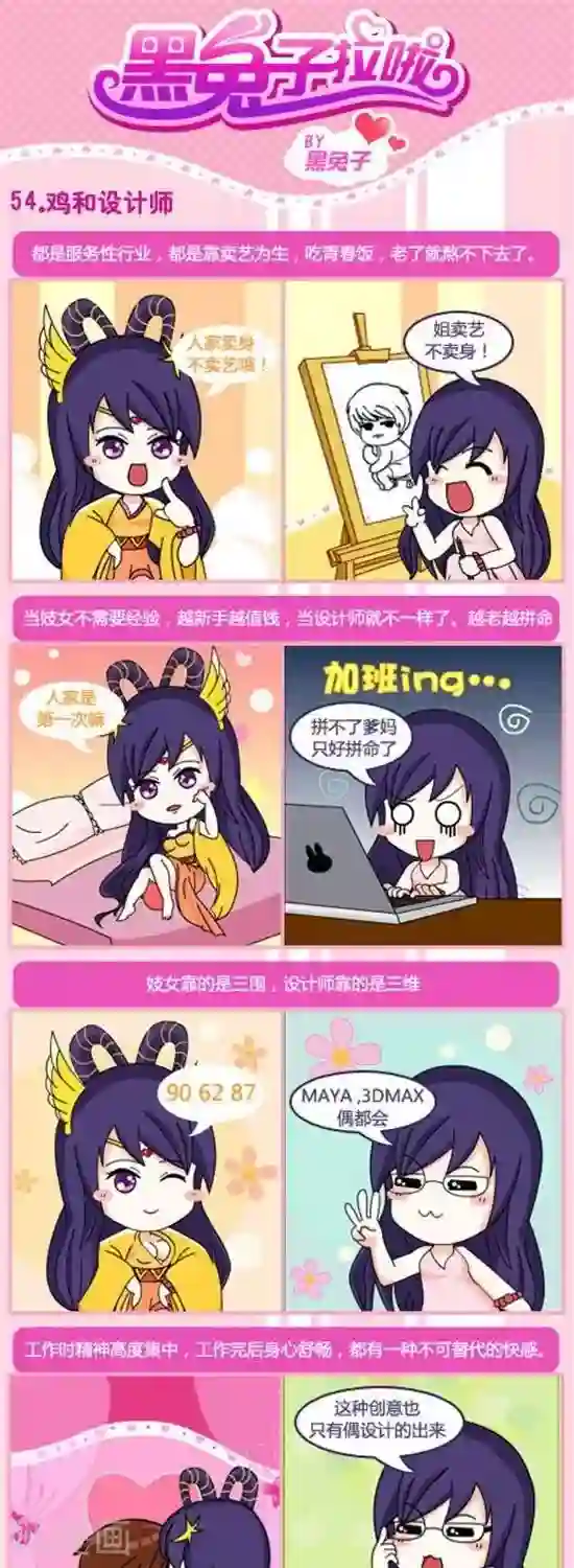 黑兔子拉啦第55话 做设计师不如做鸡