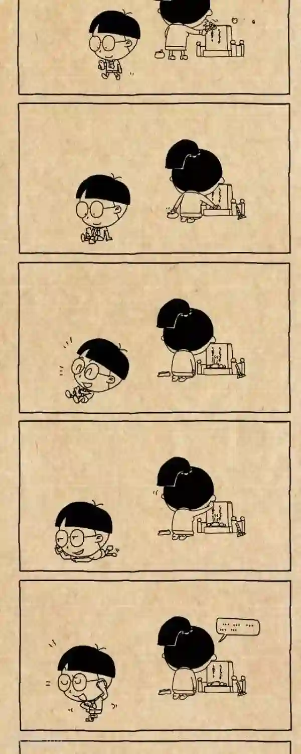 小明漫画第221话 清明节2015