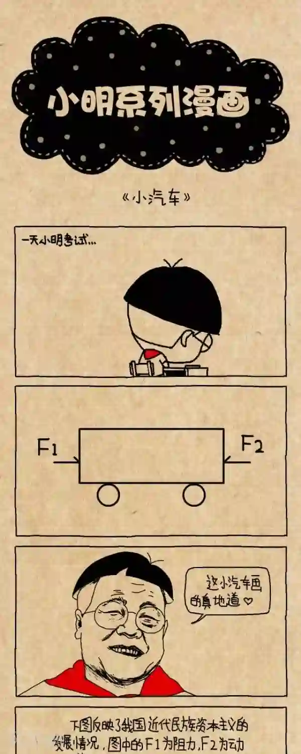 小明漫画第229话 小汽车