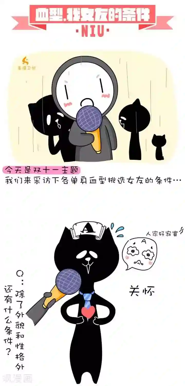 NIU猫之血型NIU第4话 血型-找女友的条件
