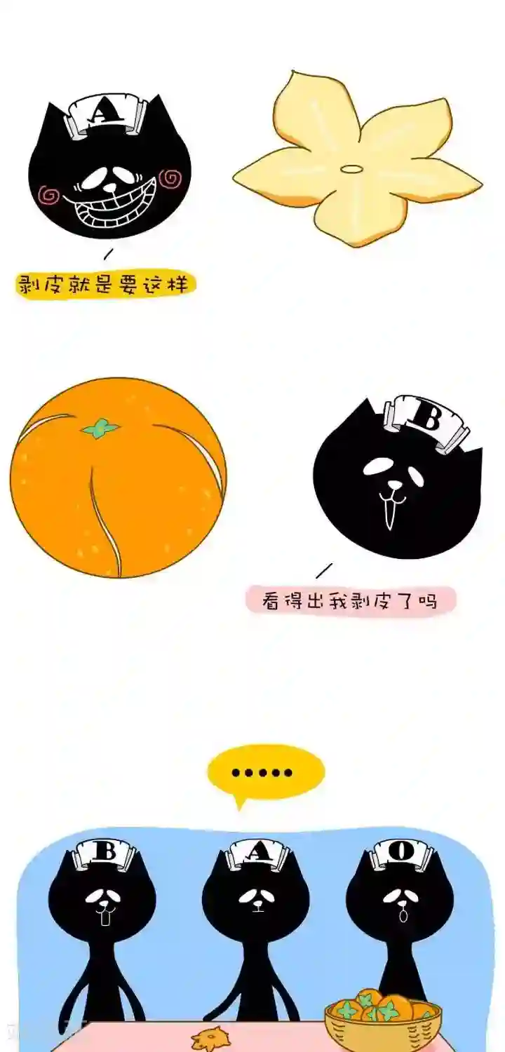 NIU猫之血型NIU第6话 006血型-剥桔子
