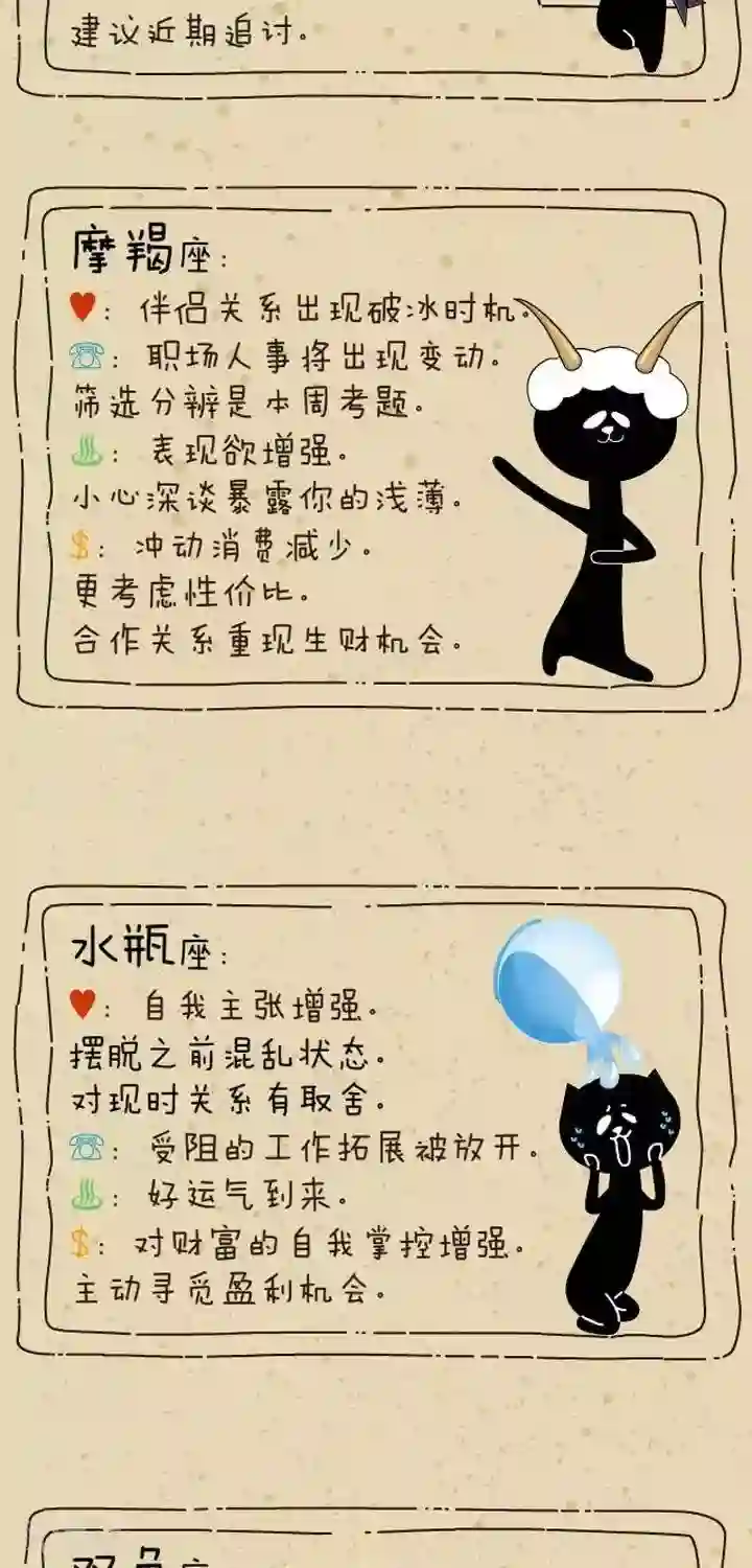 NIU猫之血型NIU第19话 12星座周运