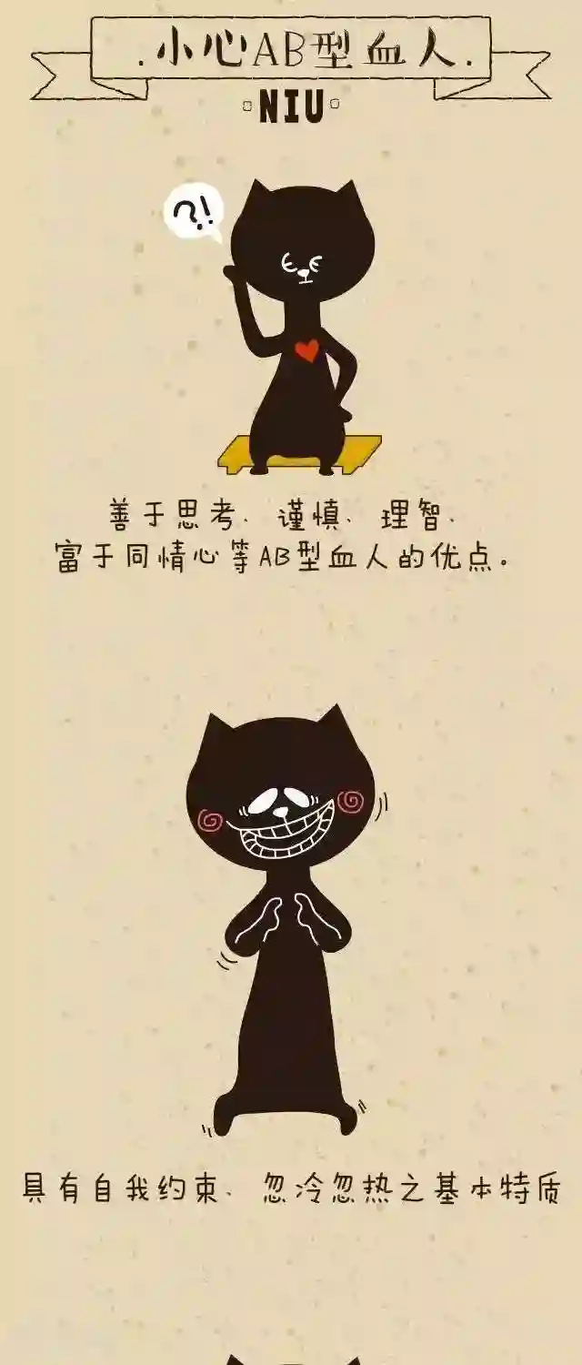 NIU猫之血型NIU第28话 小心血型人