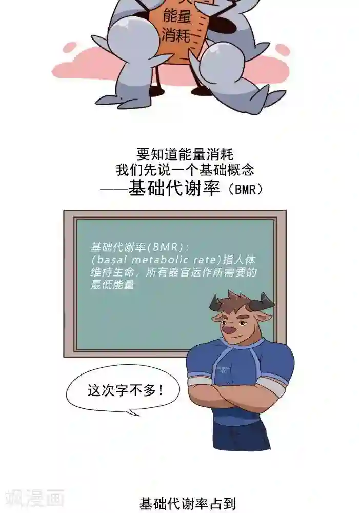 大牛健身漫画第3话 我一天的能量消耗有多少？