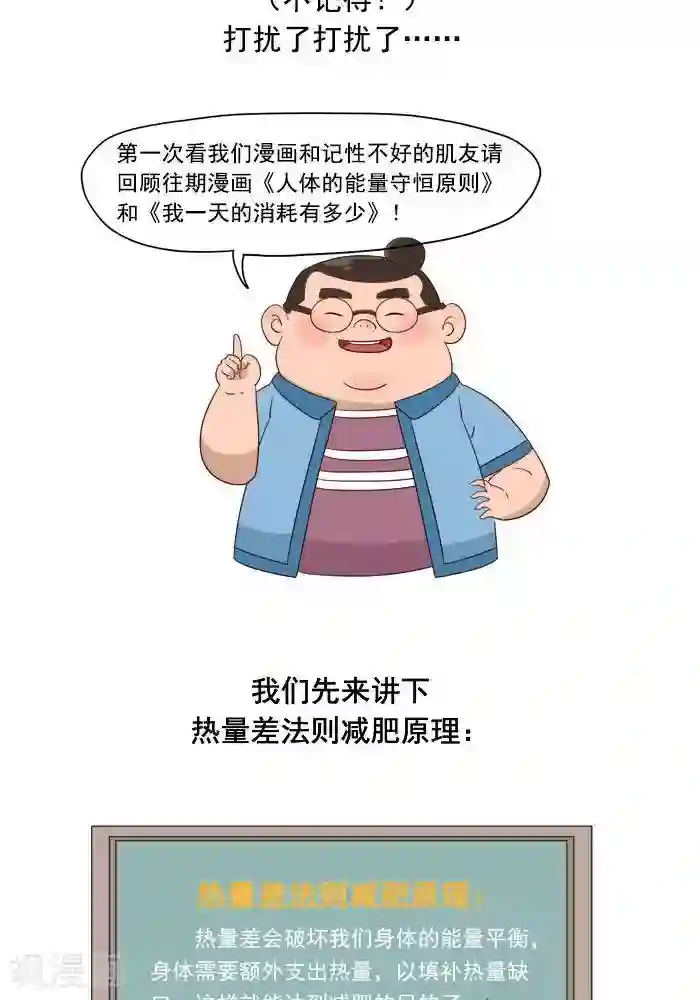 大牛健身漫画第4话 减肥的黄金法则！