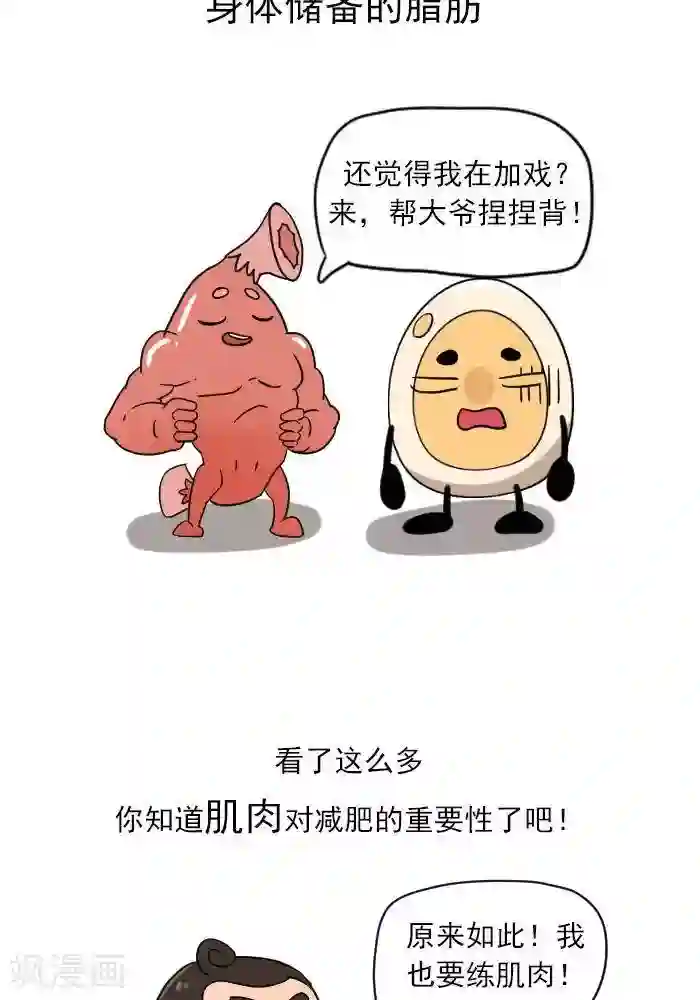 大牛健身漫画第12话 肌肉，减肥的好帮手！