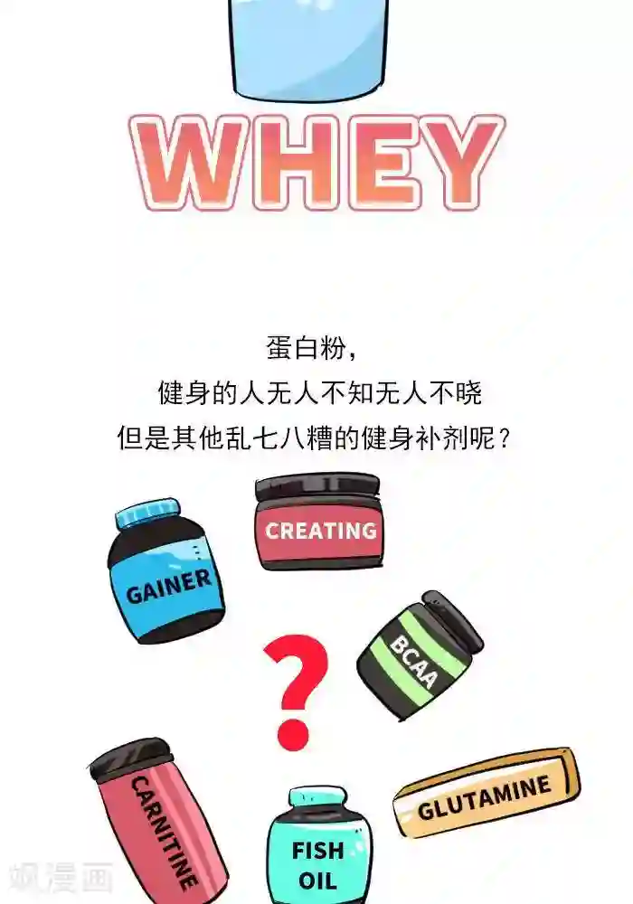大牛健身漫画第21话 健身补剂多神奇？
