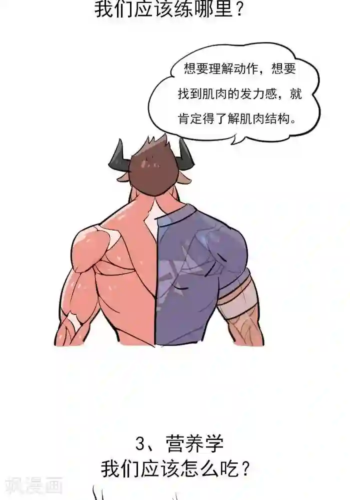 大牛健身漫画第22话 健身的导航图