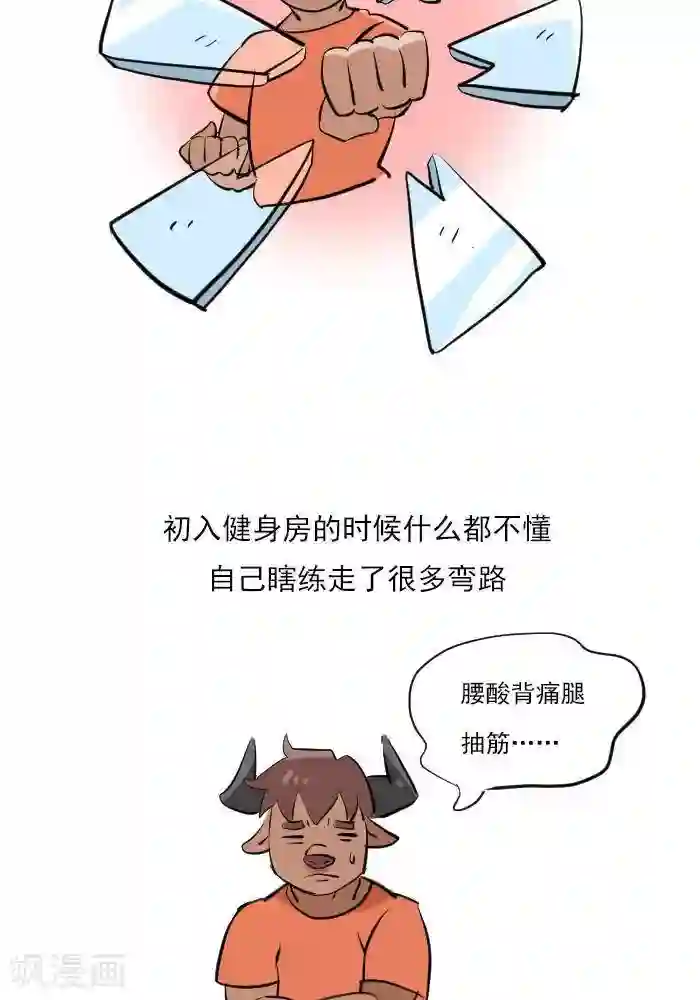 大牛健身漫画第22话 健身的导航图
