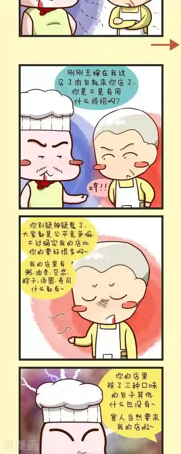 四四和五五第46话 卖肉包