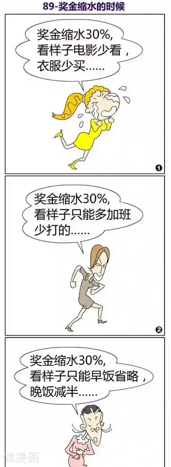 简翡儿奇幻职场第15话 奖金缩水的时候