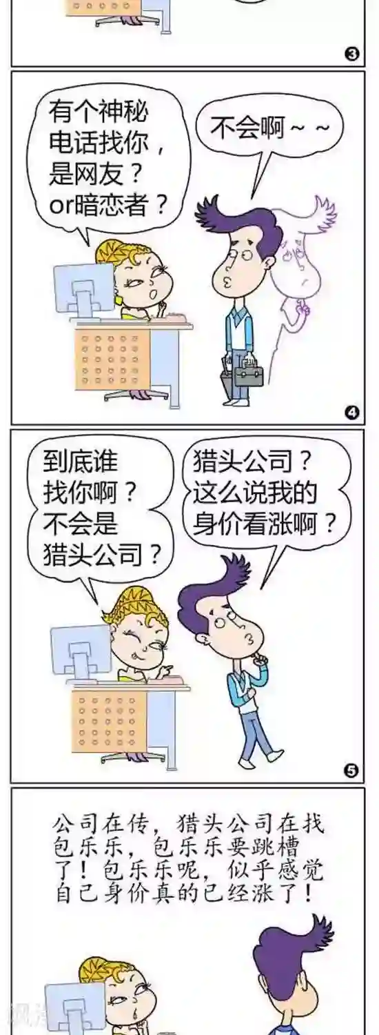 简翡儿奇幻职场第46话 猎头电话