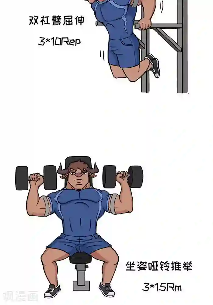 肌友一箩筐番外9 大牛的推类训练日