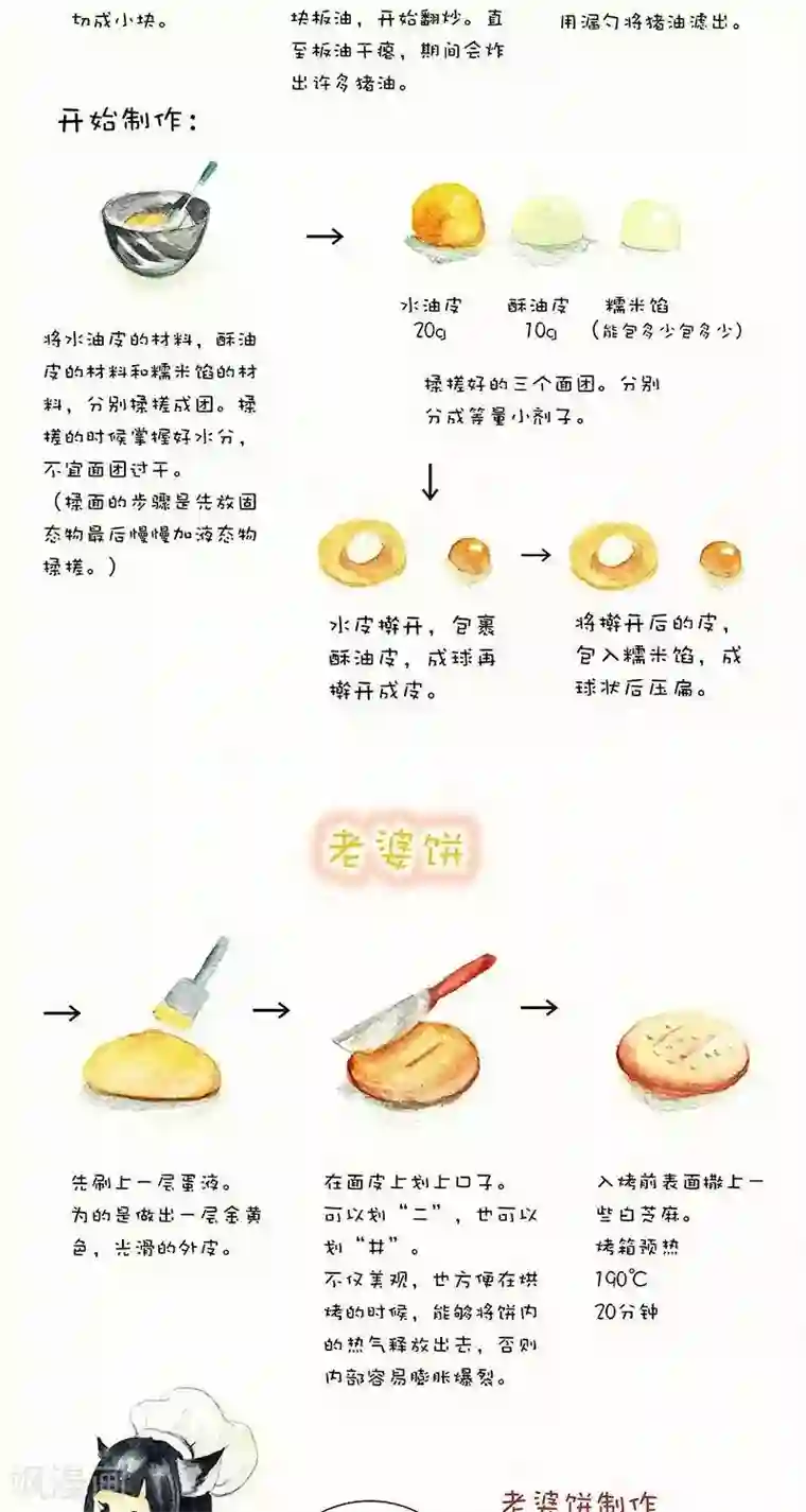 翎子的吃货部落第42话 老婆饼