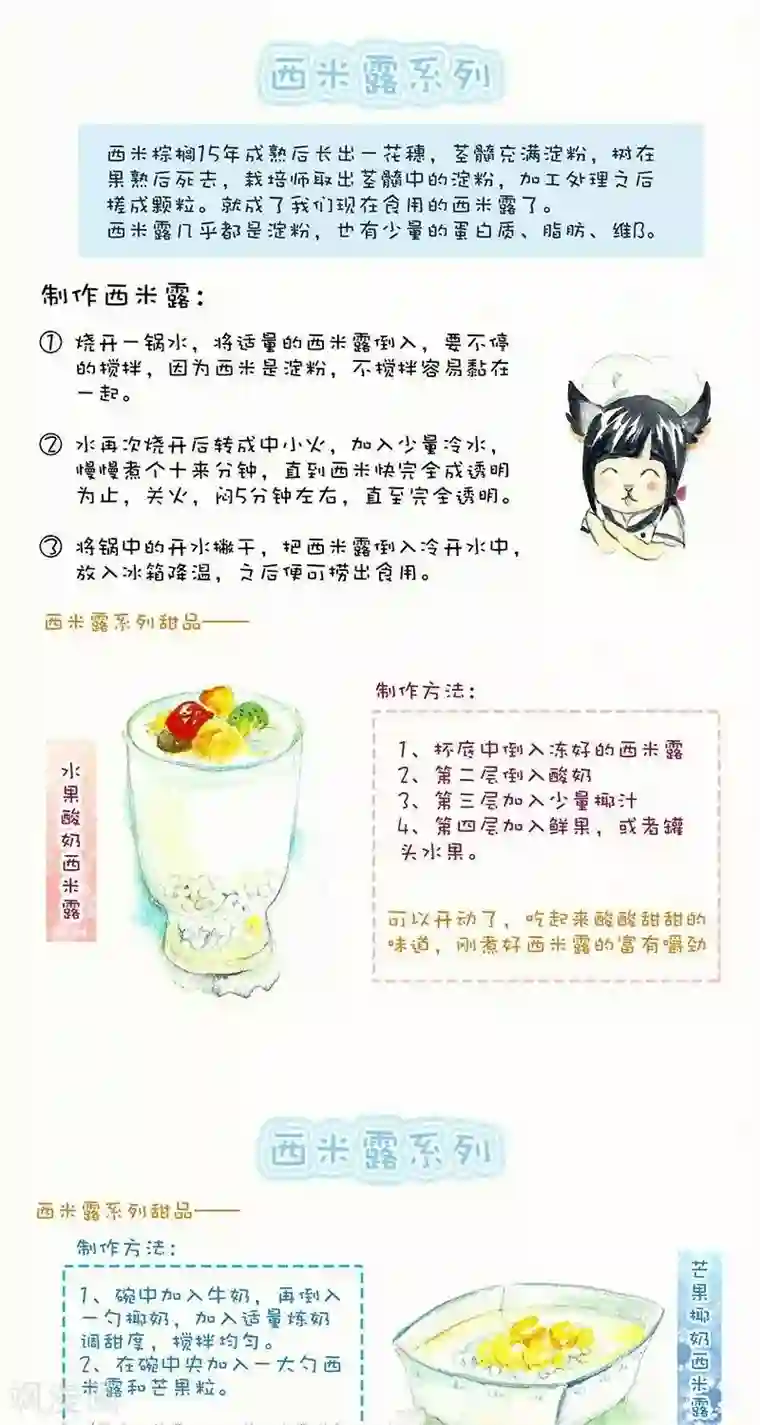 翎子的吃货部落第104话 西米露系列